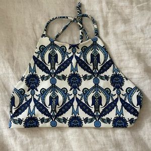 Camp cove blue tile swim top